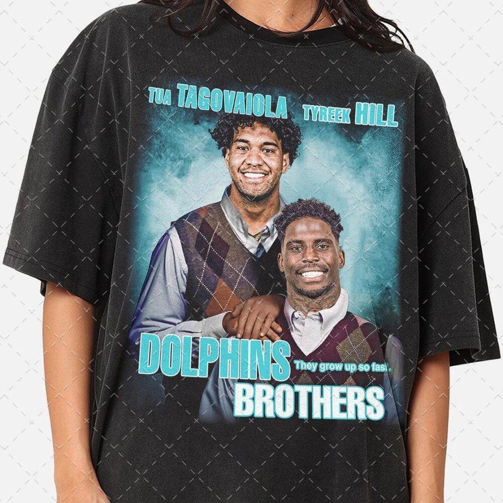 Miami Football Brothers T-Shirt, Tua Tagovailoa T-Shirt, Tyreek Hill T-Shirt